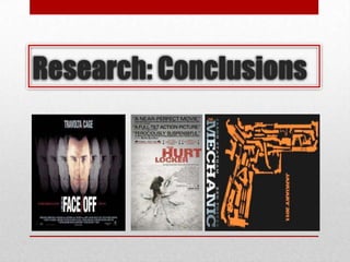 Research: Conclusions
 