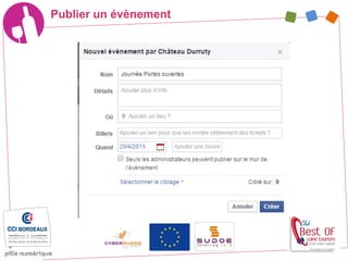 Publier un évènement
 