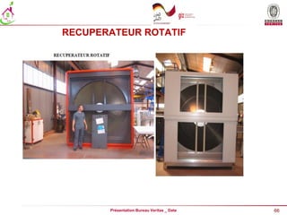 66
Présentation Bureau Veritas _ Date
RECUPERATEUR ROTATIF
 