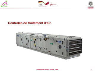 Centrales de traitement d’air
1
Présentation Bureau Veritas _ Date
 