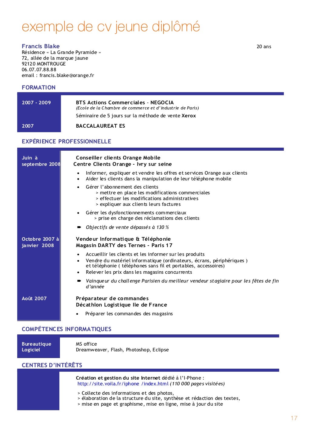 la communication écrite de mon projet professionnel