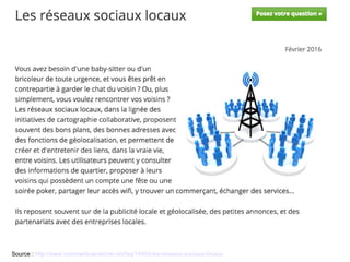 Source : http://www.commentcamarche.net/faq/14404-les-reseaux-sociaux-locaux
 