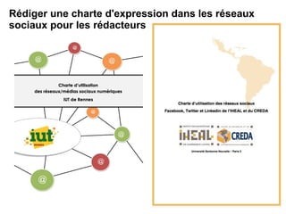 Rédiger une charte d'expression dans les réseaux
sociaux pour les rédacteurs
 
