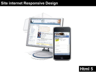 Html 5
Site internet Responsive Design
 