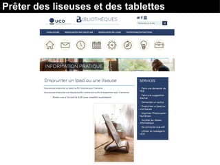 Prêter des liseuses et des tablettes
 