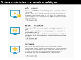 Donner accès à des documents numériques
 