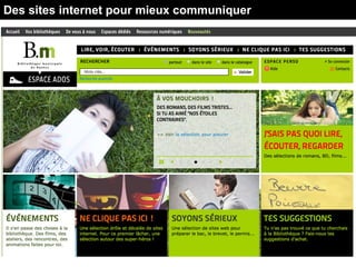Des sites internet pour mieux communiquer
 