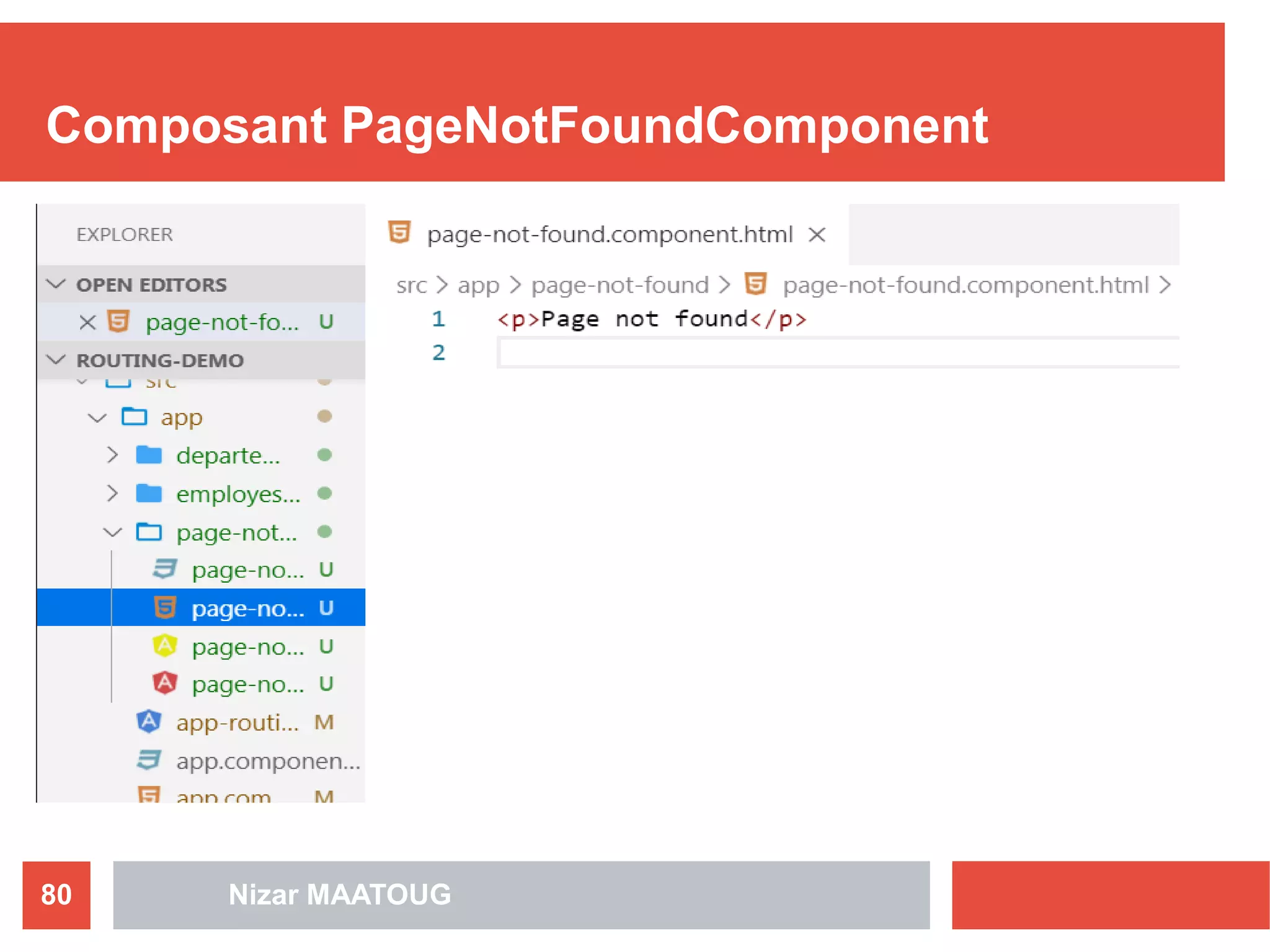 Composant PageNotFoundComponent
Nizar MAATOUG80
 