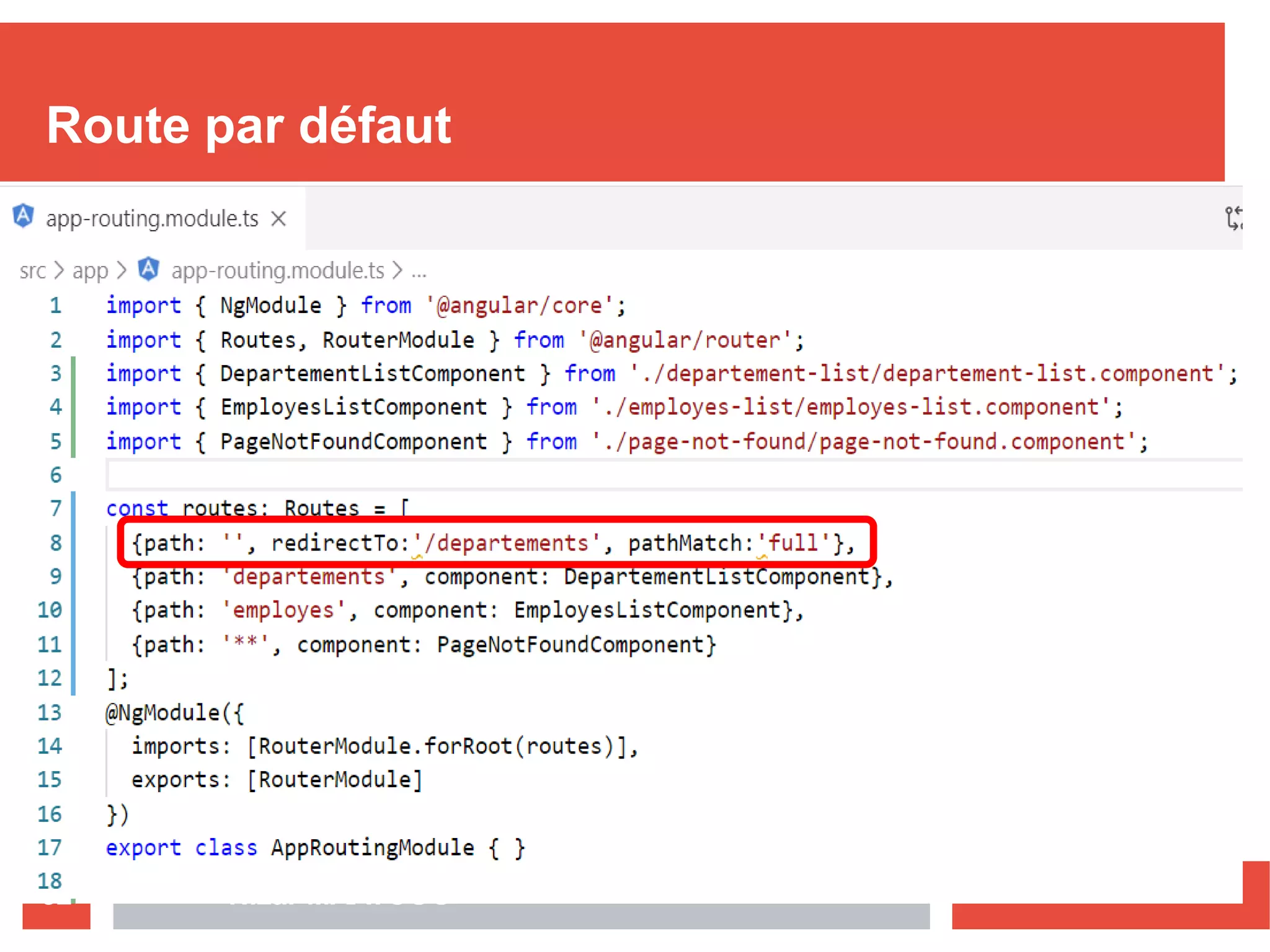 Route par défaut
Nizar MAATOUG82
 