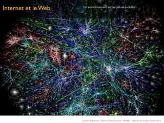 Internet et le Web    Un environnement en perpétuel évolution.




                     Laurent Neyssensas Master Communication- PRANET : «Internet et design» Février 2012
 