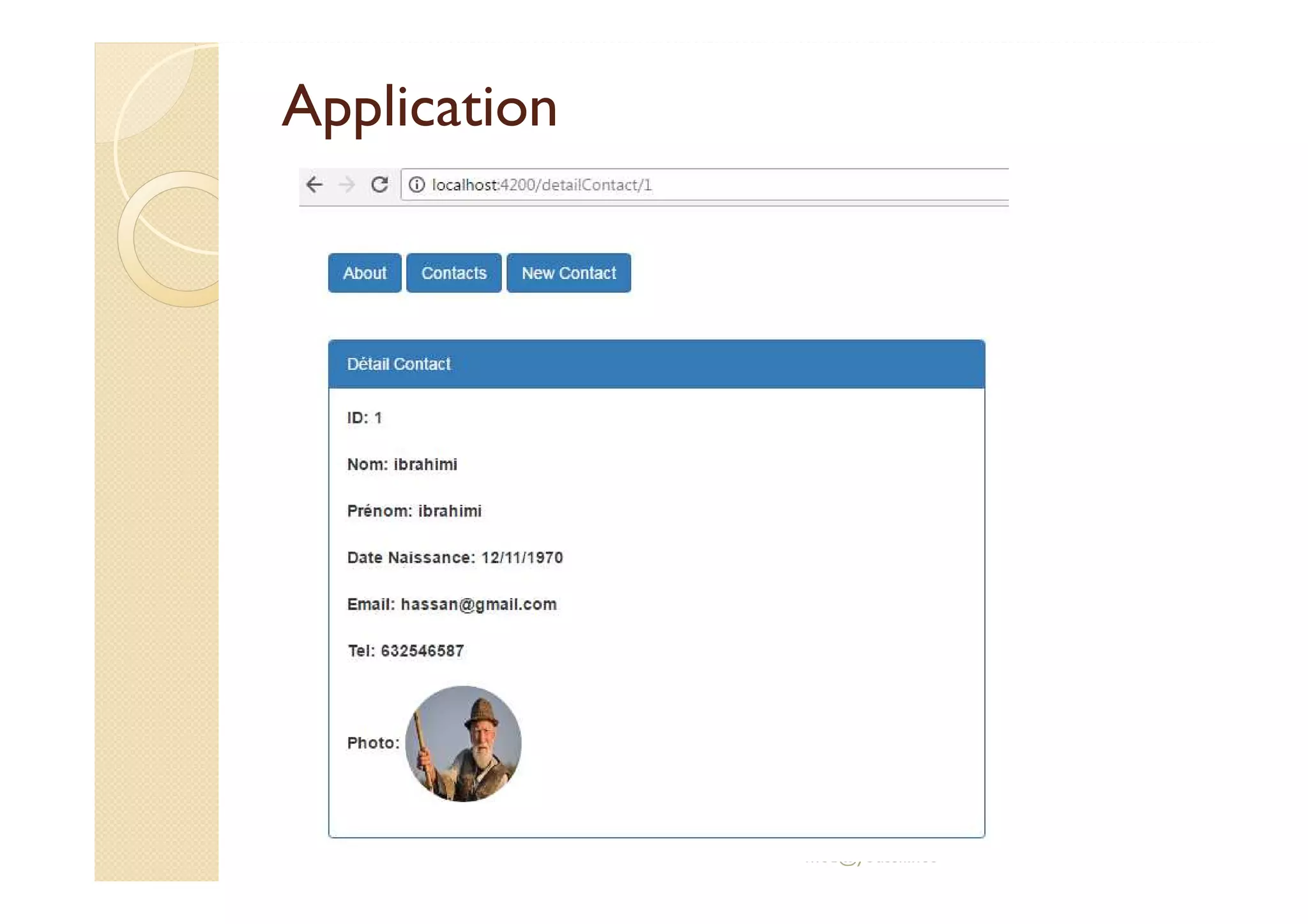 Application
med@youssfi.net
 