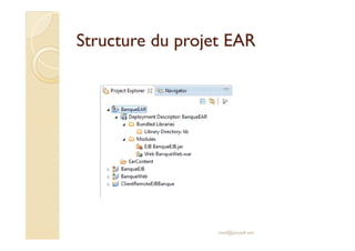 Structure du projet EARStructure du projet EAR
med@youssfi.net
 