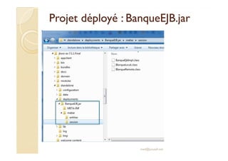 Projet ddééppllooyyéé :: BBaannqquueeEEJJBB..jjaarr 
med@youssfi.net 
 