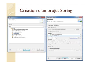Création d’un projetCréation d’un projet SpringSpring
med@youssfi.net
 