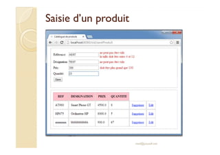 SSaaiissiiee dd’’uunn pprroodduuiitt 
med@youssfi.net 
 