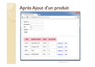 AApprrèèss AAjjoouutt dd’’uunn pprroodduuiitt 
med@youssfi.net 
 