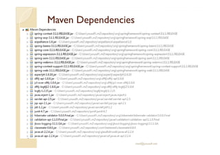 MMaavveenn DDeeppeennddeenncciieess 
med@youssfi.net 
 