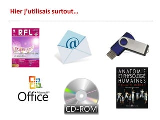 Hier j’utilisais surtout…