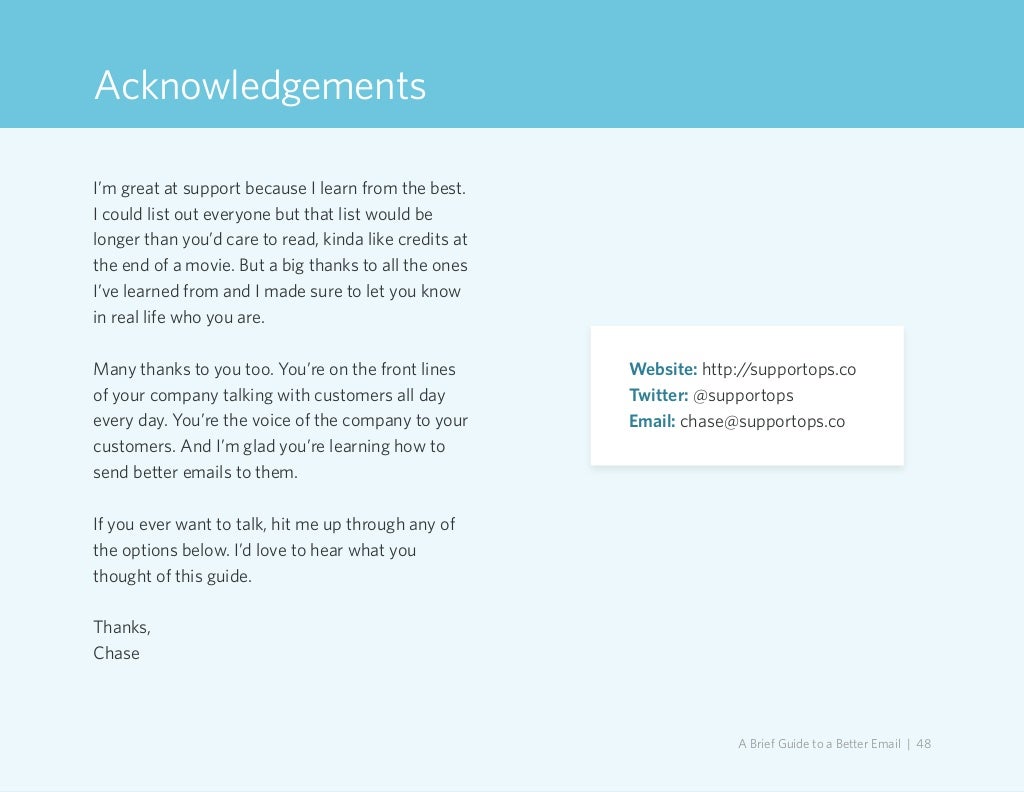 Writing Better Support Emails