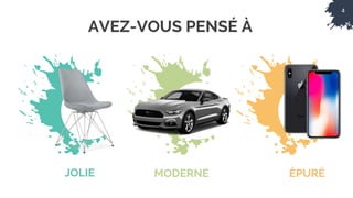 4
AVEZ-VOUS PENSÉ À
JOLIE MODERNE ÉPURÉ
 