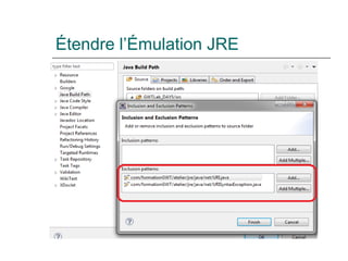 Étendre l’Émulation JRE
 
