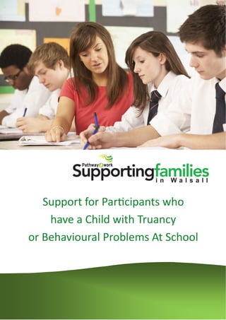 Supporting Participants
who may have Children
with Learning Disabilities or SEN
 