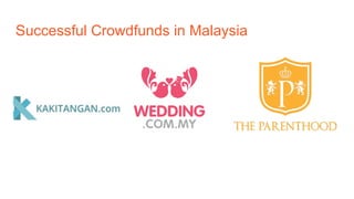 Successful Crowdfunds in Malaysia
 