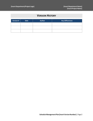 Supporting schedule-management-plan-template-with-instructions
