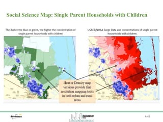 A-61
Social Science Map: Single Parent Households with Children
 
