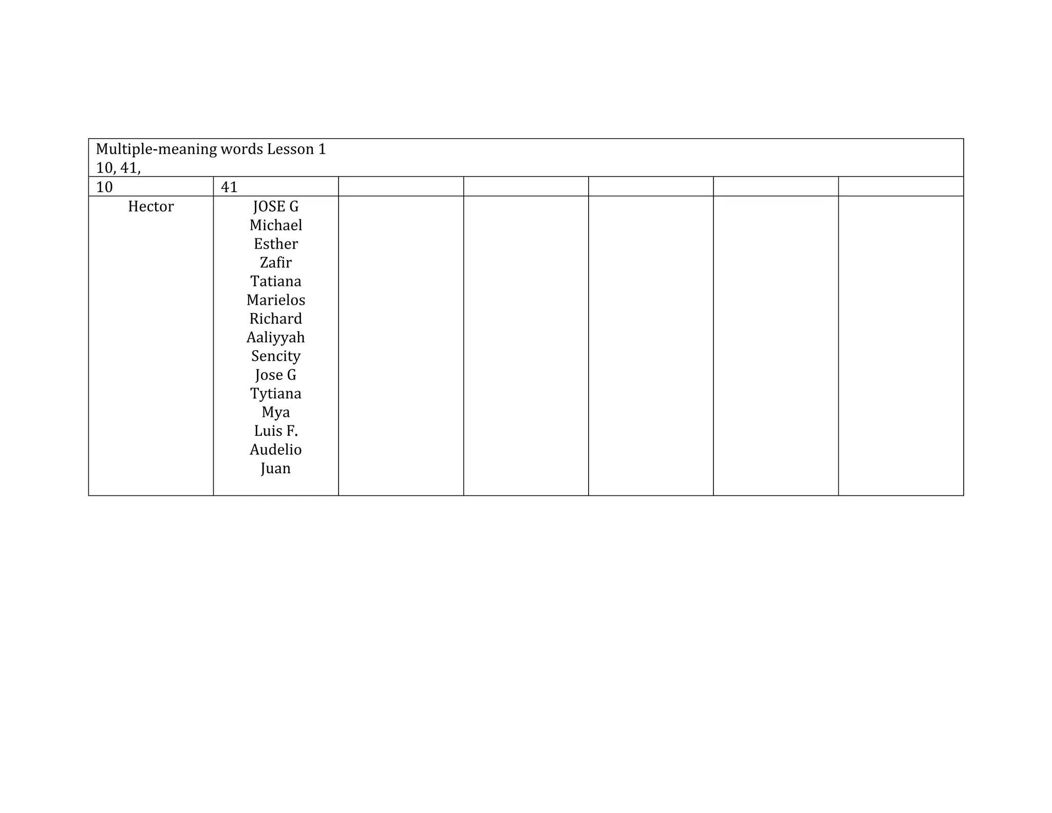 Supporting details lesson 10