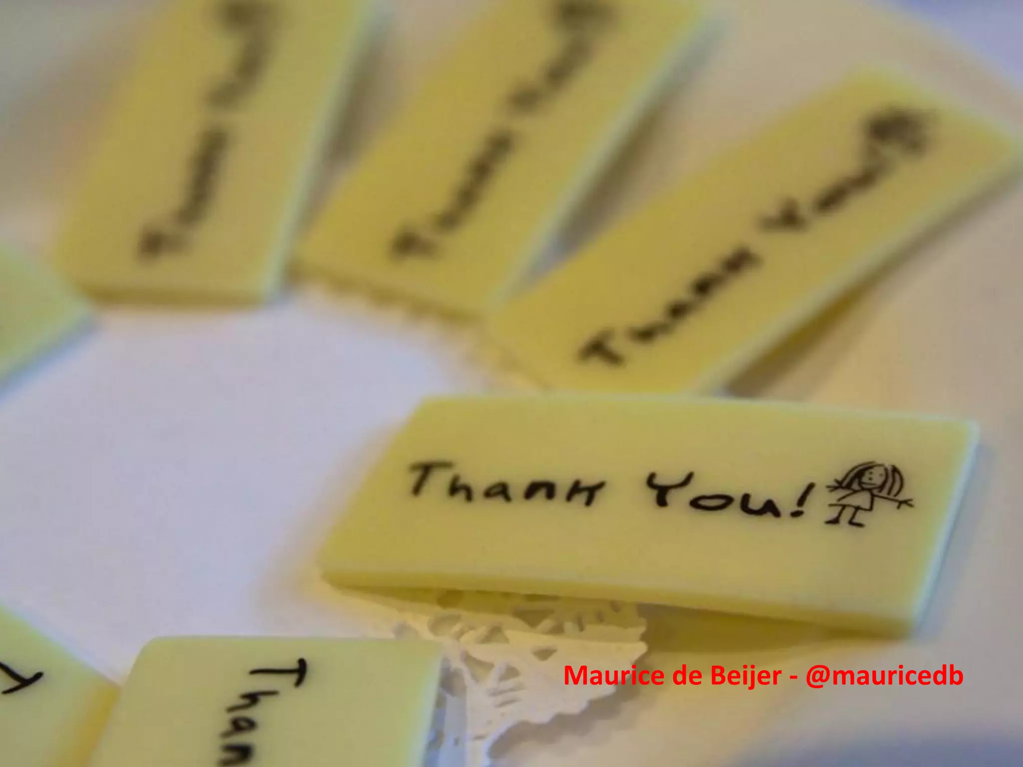 Thank you
Maurice de Beijer - @mauricedb