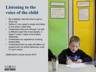 Supporting looked after learners | PPTX