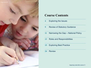 Supporting looked after learners | PPTX