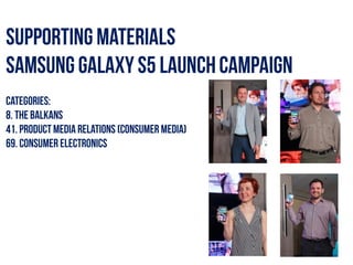 Supporting materials samsung galaxy s5 launch