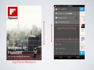 alignParentTop


                    alignParentBottom




alignParentBottom
 