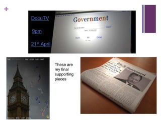 These are my final supporting pieces