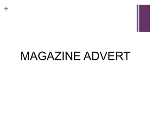 MAGAZINE ADVERT 