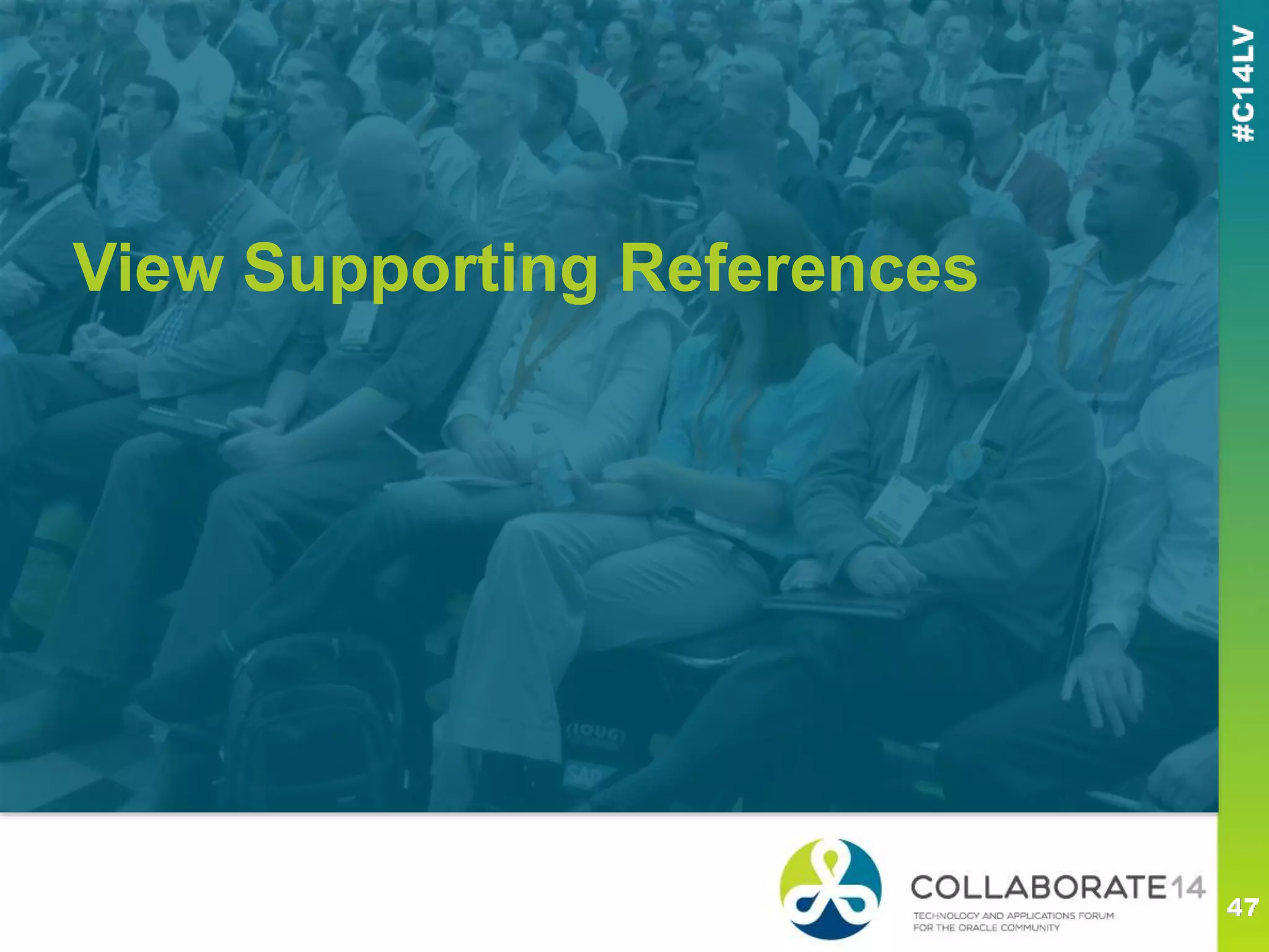 View Supporting References
 