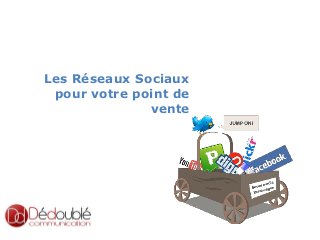 slided by
nereÿs

Les Réseaux Sociaux
pour votre point de
vente

 