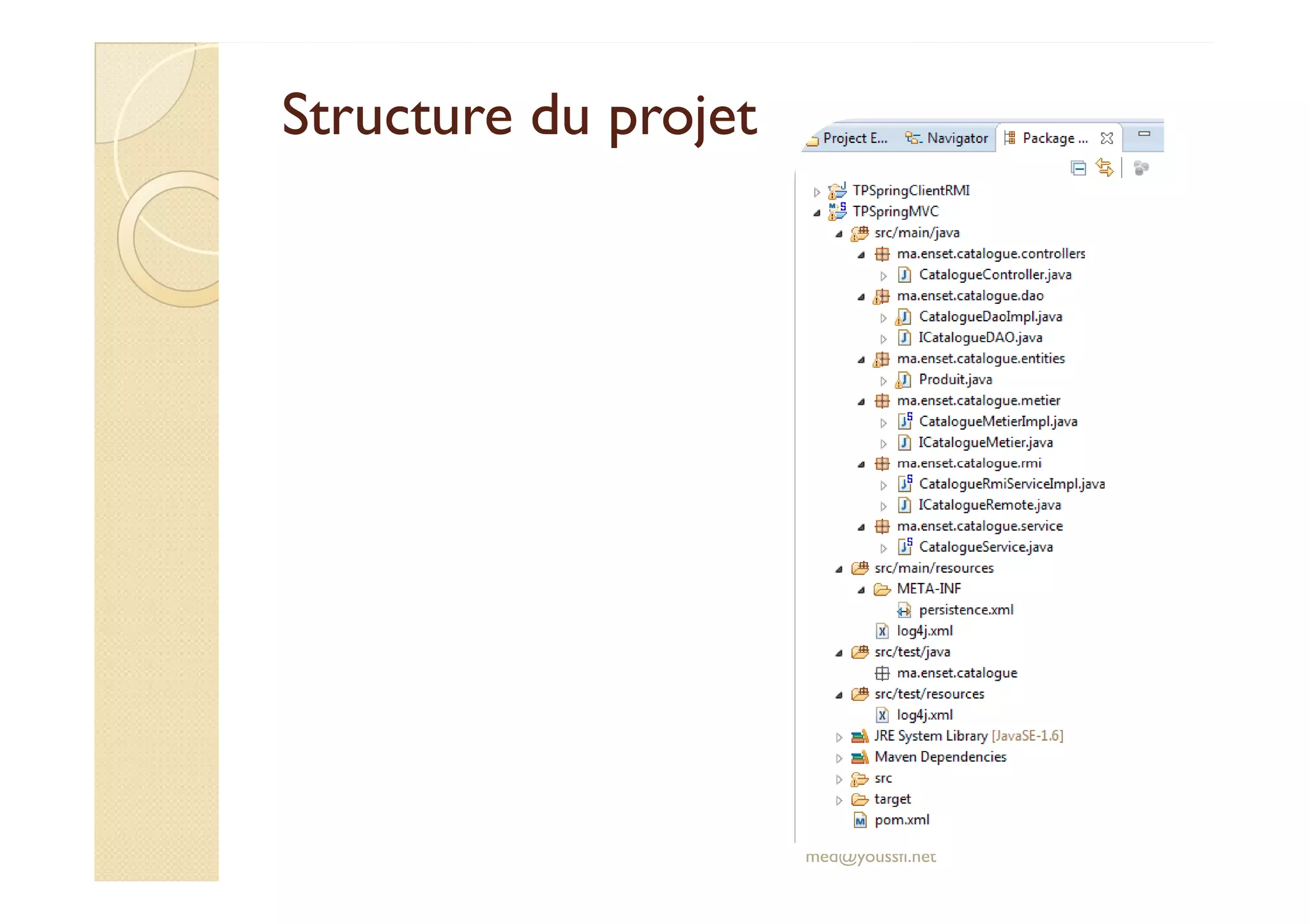 Structure du projetStructure du projet
med@youssfi.net
 