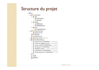 Structure du projetStructure du projet
med@youssfi.net
 