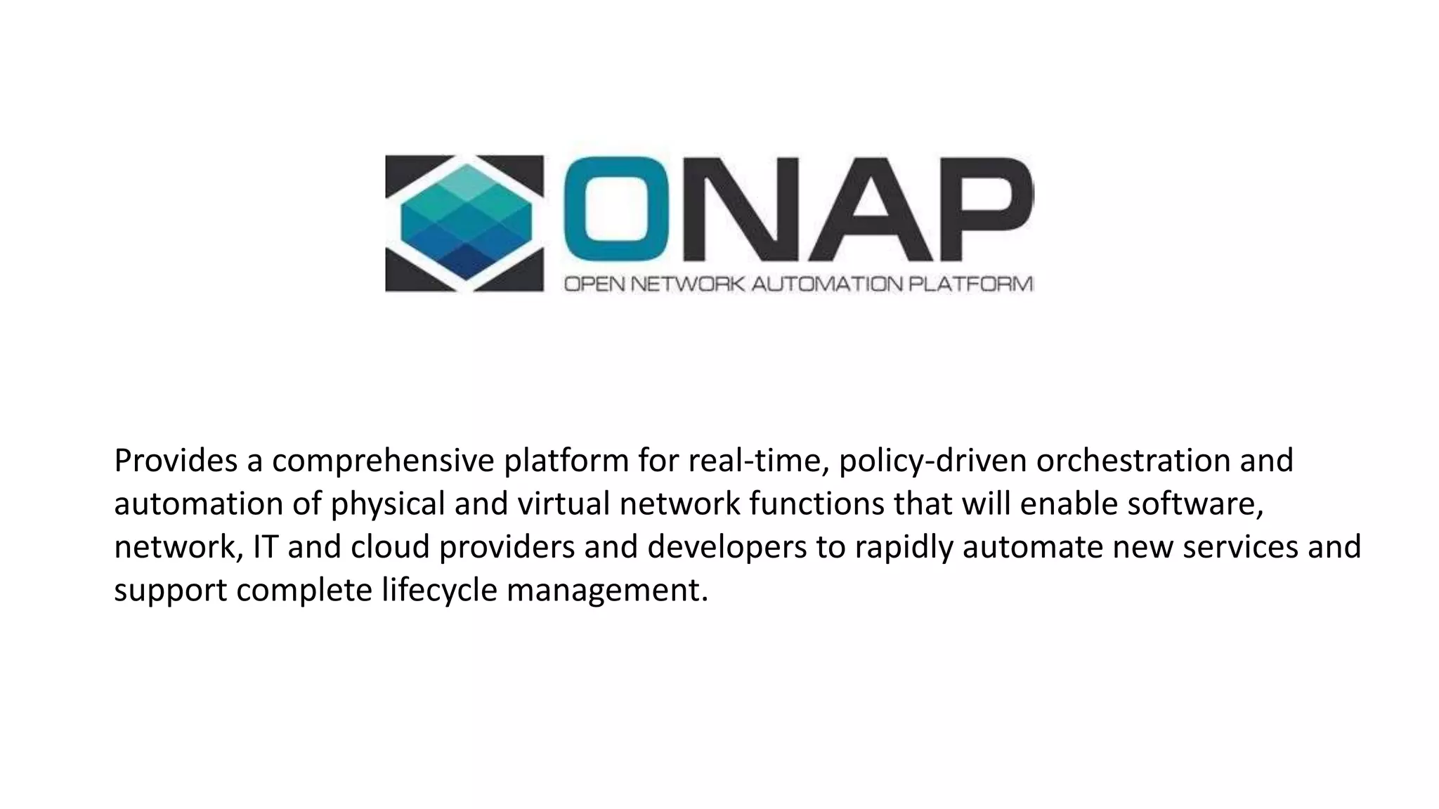 Support of containerized workloads in ONAP | PPT