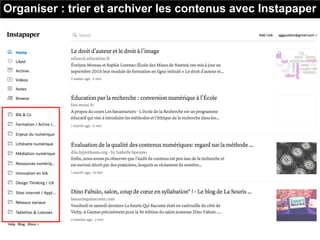 Organiser : trier et archiver les contenus avec Instapaper
 