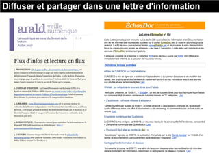 Diffuser et partager dans une lettre d'information
 