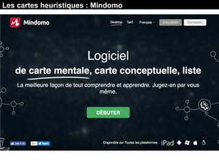 Les cartes heuristiques : Mindomo
 