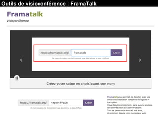 Outils de visioconférence : RoomOutils de visioconférence : FramaTalk
 
