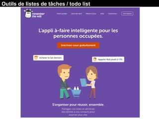 Outils de listes de tâches / todo list
 