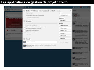 Les applications de gestion de projet : Trello
 