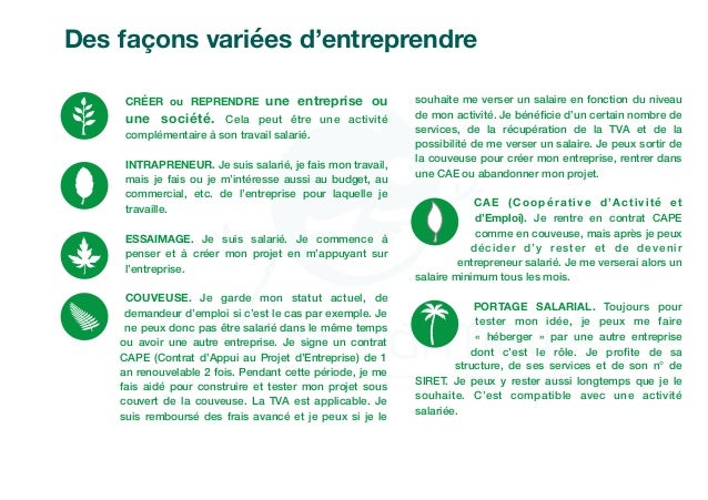 Synthese Formation Creation D Entreprise