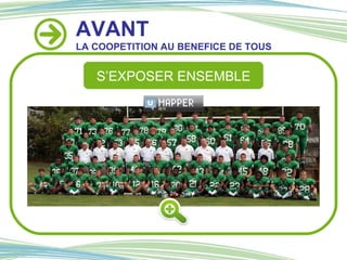 AVANT LA COOPETITION AU BENEFICE DE TOUS S’EXPOSER ENSEMBLE 